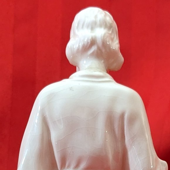 Vintage 1956, White Goebel Sacrart Statue of St. Joseph, The Carpenter 7.5" Tall - Picture 9 of 10